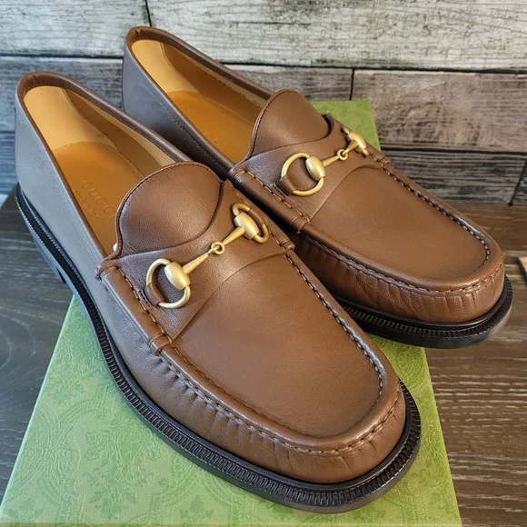 **SOLD**Gucci loafers Mandala Brown sugar  Gucci Sz10 Read Details**** - Picture 5 of 16